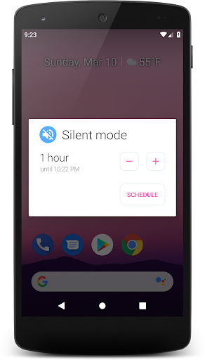 Android application Smart Silent Mode screenshort