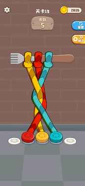 #2. Rope Master:Puzzle 3D (Android) By: G2Y