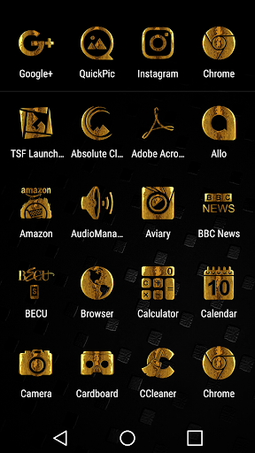 Raid Gold Naked Icon Pack