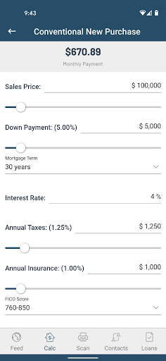 Rapid Mortgage Screen 3
