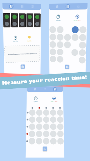 Android application Reaction Hero - Reflex test screenshort