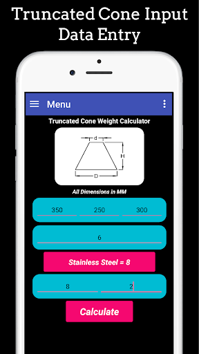 Fabrication Weight Calc Pro Screen 3