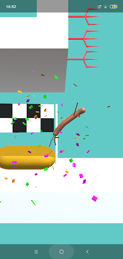 Android application Flying Sausage 3D screenshort