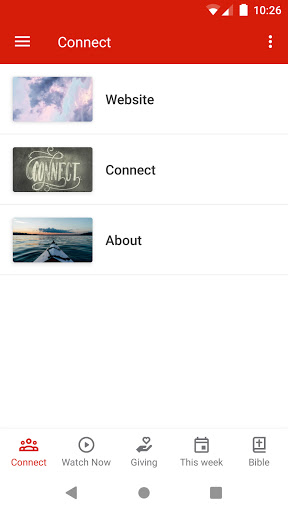 Android application Kernstown UMC screenshort