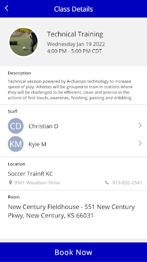 Soccer TrainR KC Screen 3