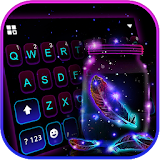 Neon Feathers Keyboard Theme icon