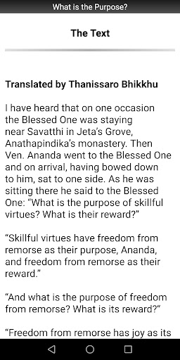 Buddhism: What is the Purpose? Screen 2