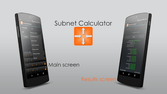 Screenshot subnetcalculator