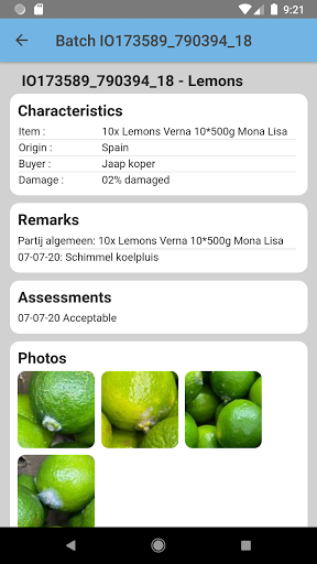 FreshControl QC App Screen 3