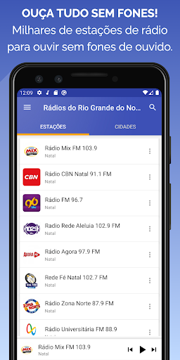 Android application Rádios do Rio Grande do Norte screenshort