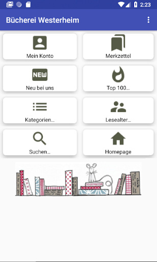 Android application Meine Bücherei - Westerheim screenshort