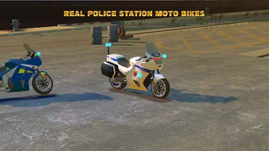Real Police Station Moto Bikes