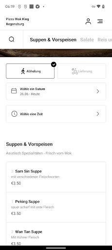 Pizza Wok King Regensburg Screen 3