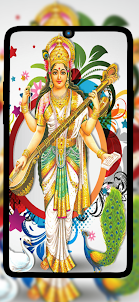 Saraswati Mata 4K Wallpapers