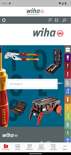 Android application Wiha – der digitale Katalog screenshort