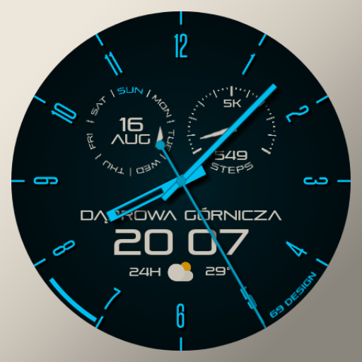 [69D] Valiant analog watchface logo