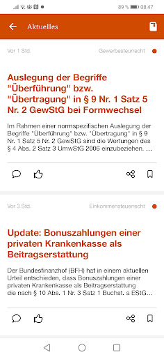 PwC Tax & Legal App Screen 2