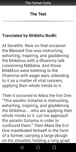 The Farmer Sutta - Buddhism Screen 2