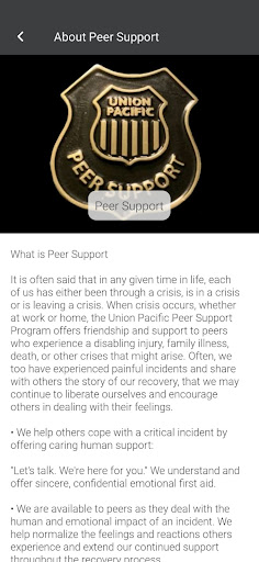Peer Support Screen 2