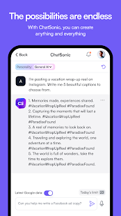 Chatsonic - AI Chatbot Capture d'écran