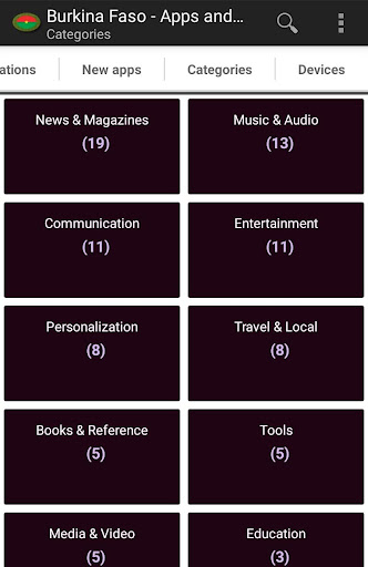 Burkinabé apps Screen 3