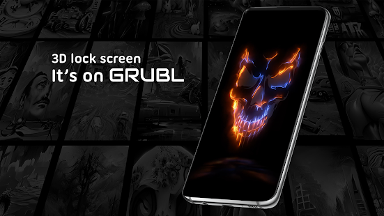GRUBL™ 4D Live Wallpapers + AI Screenshot
