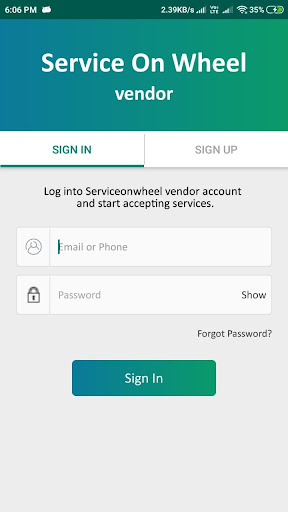 Serviceonwheel for technician Screen 2