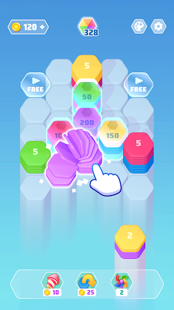 Game screenshot カラースライドパズル mod apk