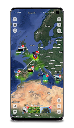 Android application Photo Map screenshort
