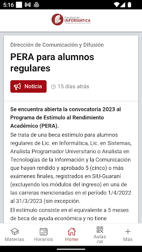 Informática UNLP Screenshot 1 - AppWisp.com