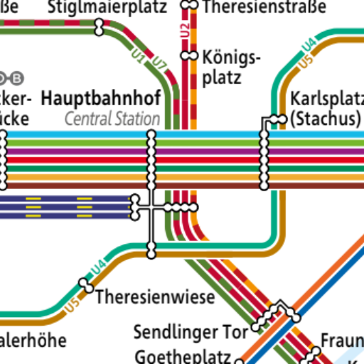 Munich Metro - Map and Route