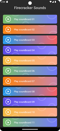 Firecracker Sounds Screen 3