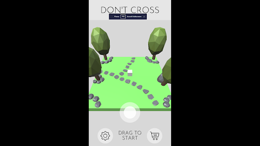 Android application Do not cross screenshort
