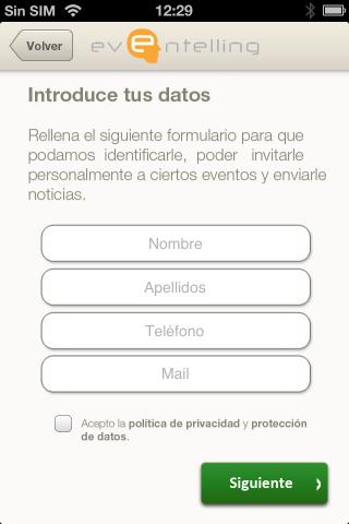 Eventelling Screen 2