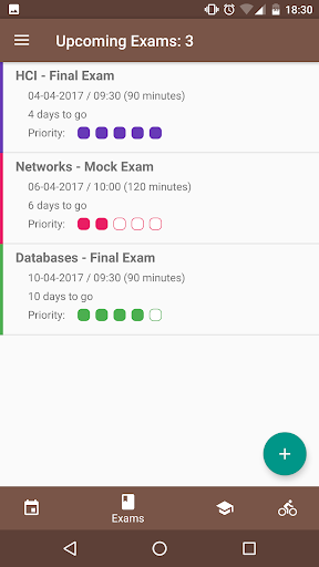 Smart Revision Calendar Screen 2