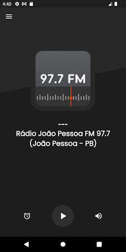 Android application Rádio João Pessoa FM 97.7 screenshort