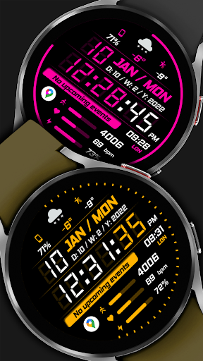 WFP 242 Sporty watch face Screen 2
