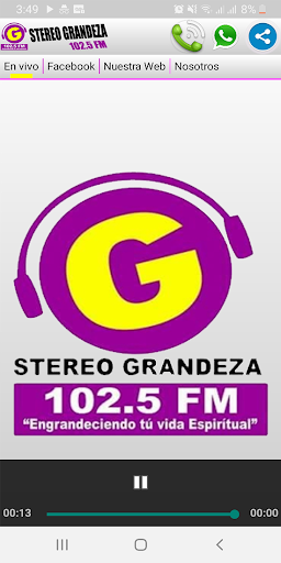 Android application Stereo Grandeza screenshort
