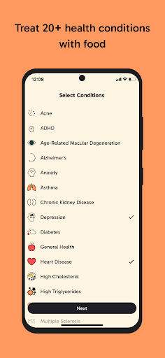 Android application Sesame: Healthy Food Scanner screenshort