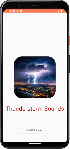 Android application Thunderstorm Sounds screenshort