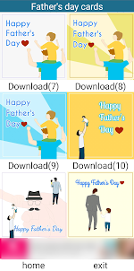 Father's day cards,cartoon