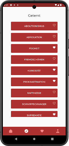 Wort pro Tag Screen 3
