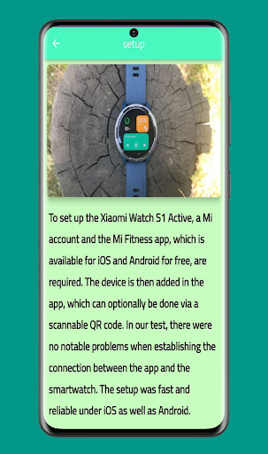 Xiaomi Watch s1 Active Guide Screen 3