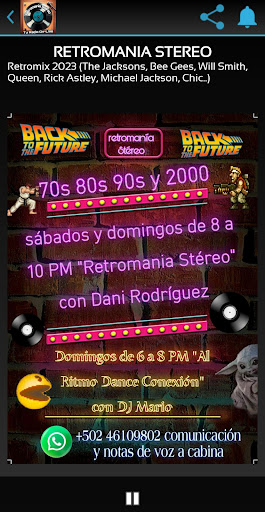 Android application Retromanía Estereo screenshort