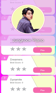Jungkook BTS Piano Magic Tiles