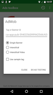 Скачать игру Ads toolbox - test DFP or AdMob ad units для Android бесплатно