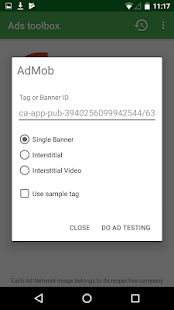 Скачать Ads toolbox - test DFP or AdMob ad units Онлайн бесплатно на Андроид