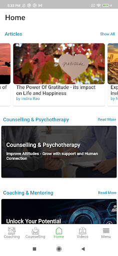InfinumGrowth Counsellor Screen 3