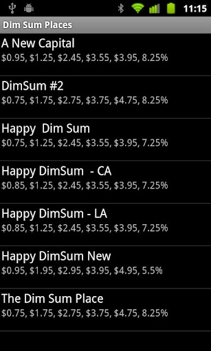 Dim Sum Bill Calculator Screen 3