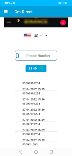 Android application Gm Direct - for WhatsApp screenshort